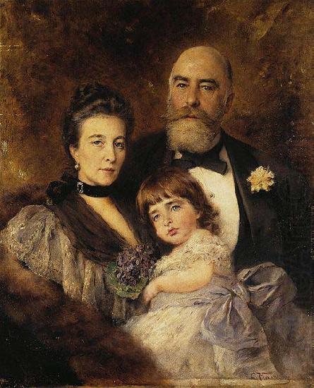 Konstantin Makovsky Volkov family oil painting picture